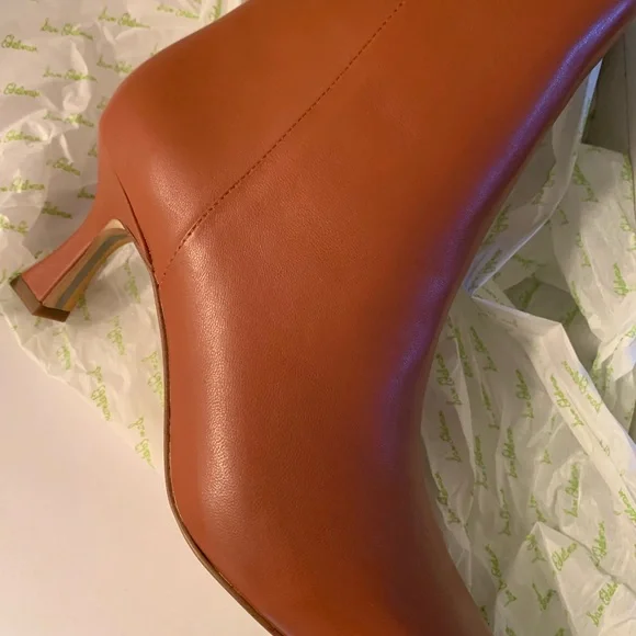 SAM EDELMAN Elegant Leather Ankle Boots NWB!! - Picture 3 of 6